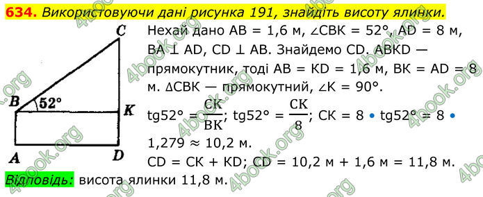 ГДЗ Геометрія 8 клас Мерзляк (2025)