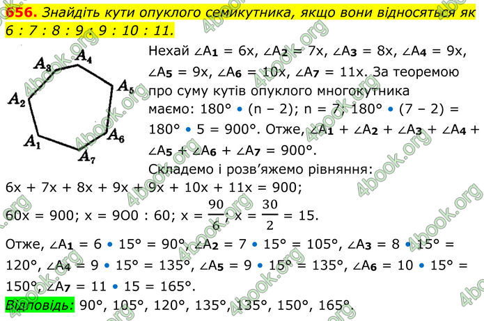 ГДЗ Геометрія 8 клас Мерзляк (2025)