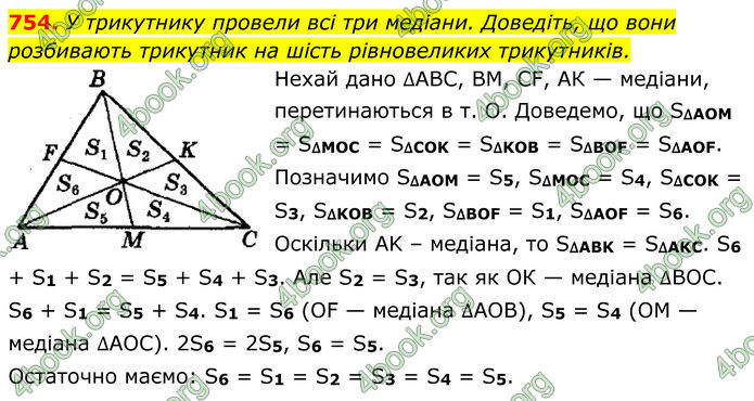 ГДЗ Геометрія 8 клас Мерзляк (2025)