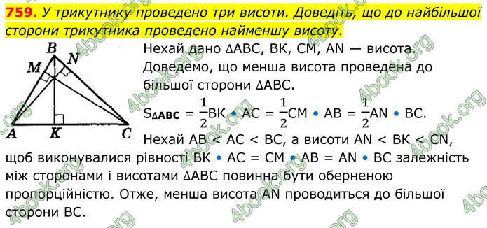 ГДЗ Геометрія 8 клас Мерзляк (2025)