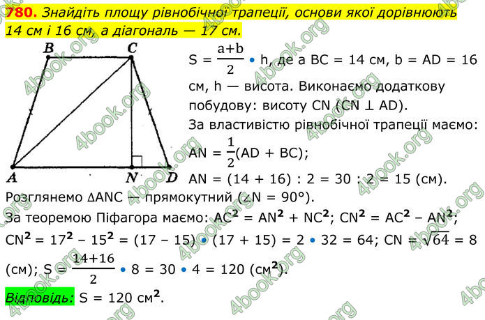 ГДЗ Геометрія 8 клас Мерзляк (2025)