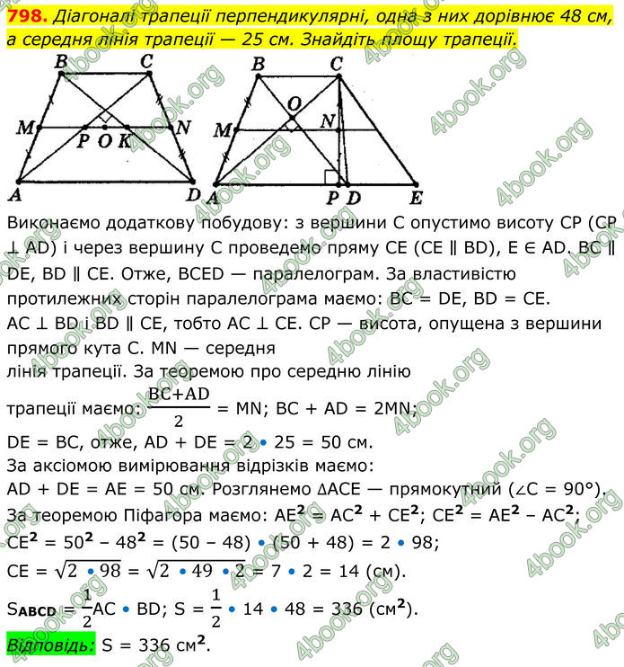 ГДЗ Геометрія 8 клас Мерзляк (2025)