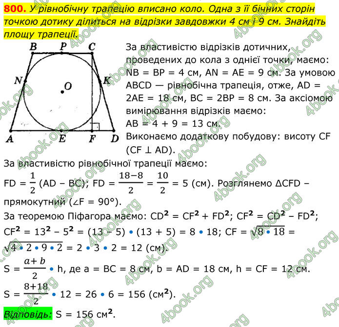 ГДЗ Геометрія 8 клас Мерзляк (2025)