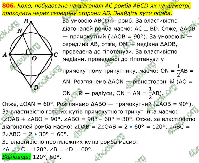 ГДЗ Геометрія 8 клас Мерзляк (2025)