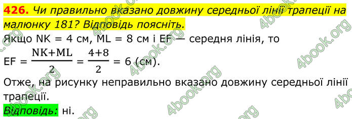 ГДЗ Геометрія 8 клас Бурда (2025)