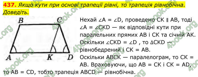 ГДЗ Геометрія 8 клас Бурда (2025)