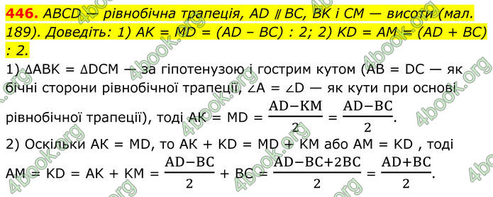ГДЗ Геометрія 8 клас Бурда (2025)