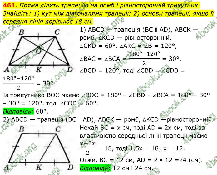ГДЗ Геометрія 8 клас Бурда (2025)