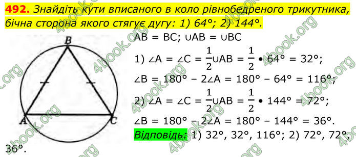 ГДЗ Геометрія 8 клас Бурда (2025)