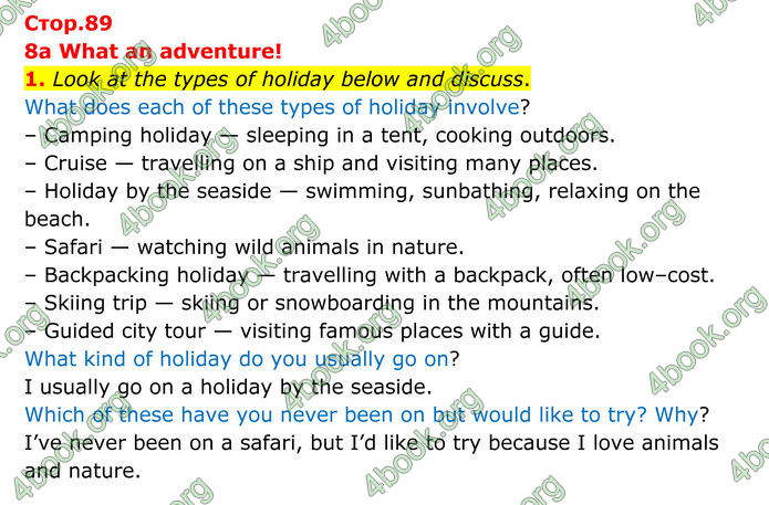 ГДЗ Англійська мова 8 клас Мітчелл (2025)