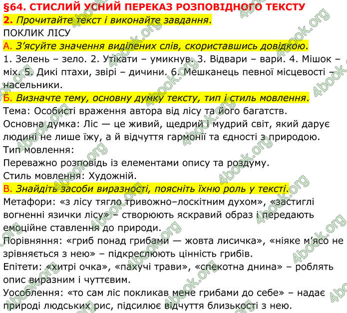 ГДЗ Українська мова 8 клас Авраменко (2025)
