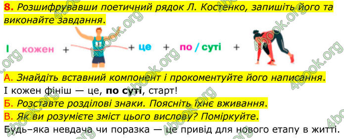 ГДЗ Українська мова 8 клас Авраменко (2025)