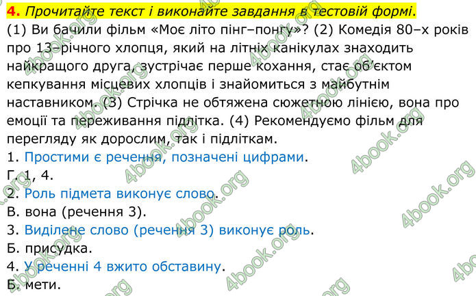 ГДЗ Українська мова 8 клас Авраменко (2025)