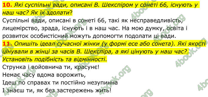 ГДЗ Зарубіжна література 8 клас Ніколенко (2025)