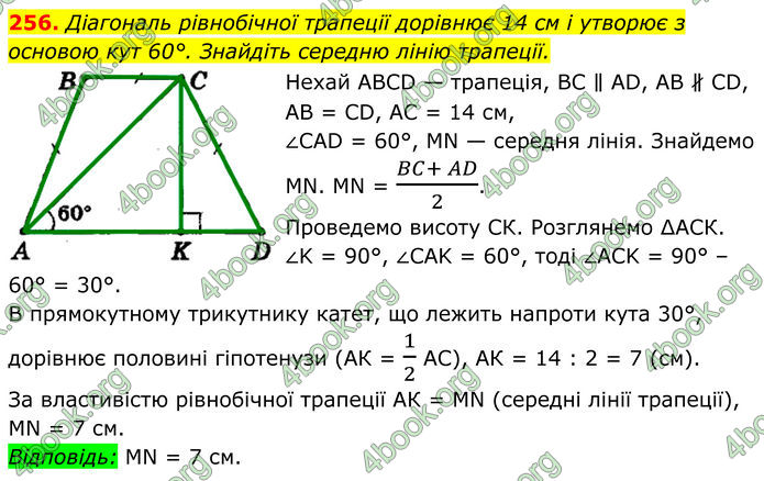 ГДЗ Геометрія 8 клас Мерзляк (2025)