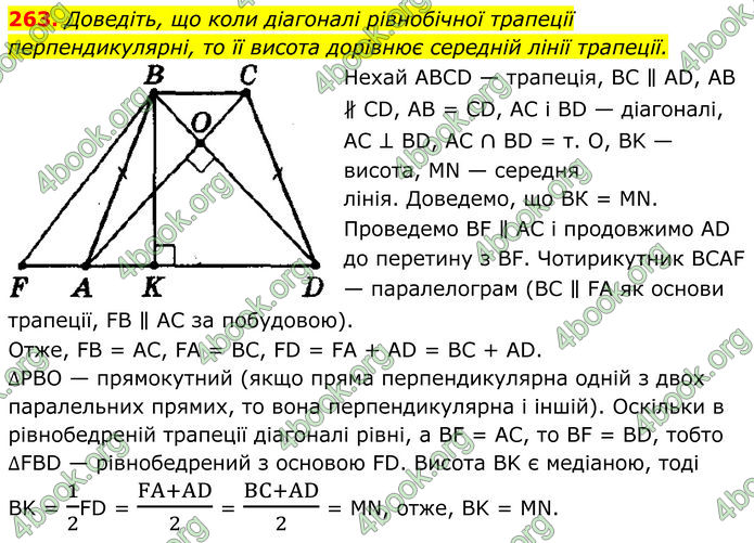 ГДЗ Геометрія 8 клас Мерзляк (2025)