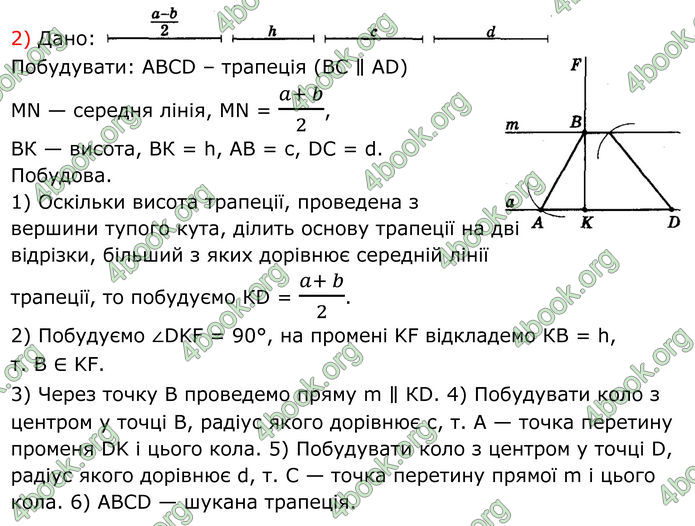 ГДЗ Геометрія 8 клас Мерзляк (2025)