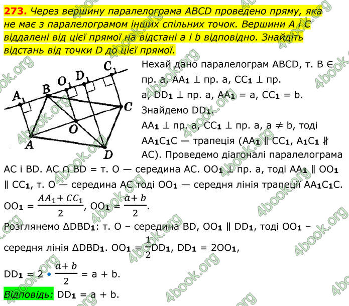 ГДЗ Геометрія 8 клас Мерзляк (2025)