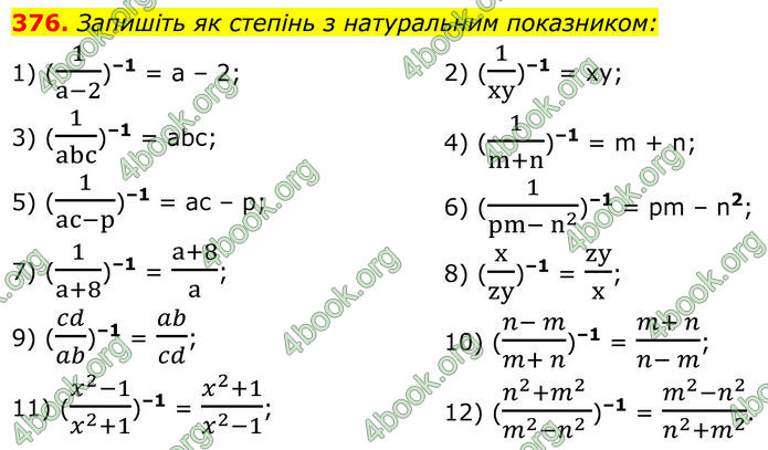 ГДЗ Алгебра 8 клас Тарасенкова (2025)