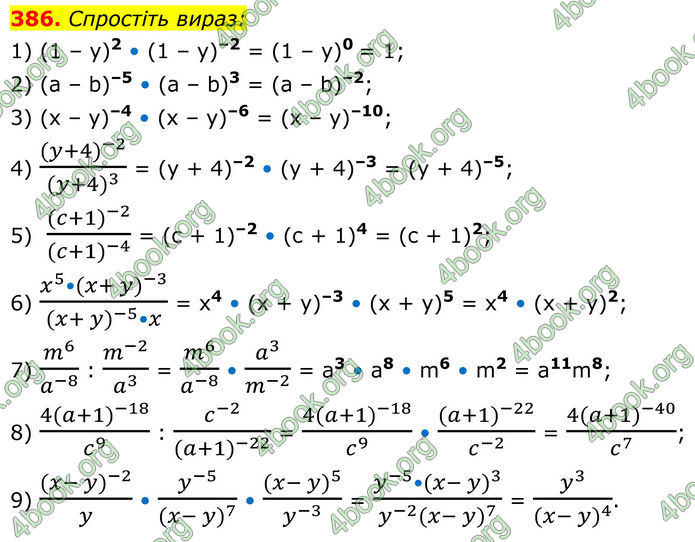 ГДЗ Алгебра 8 клас Тарасенкова (2025)