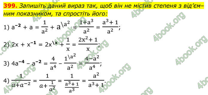 ГДЗ Алгебра 8 клас Тарасенкова (2025)