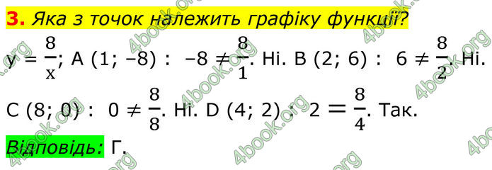 ГДЗ Алгебра 8 клас Тарасенкова (2025)