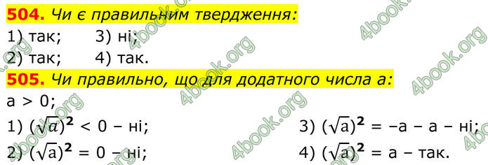 ГДЗ Алгебра 8 клас Тарасенкова (2025)
