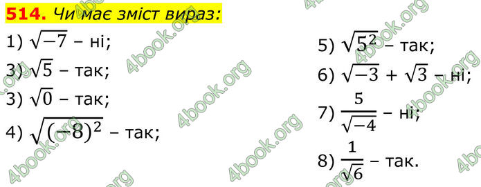 ГДЗ Алгебра 8 клас Тарасенкова (2025)
