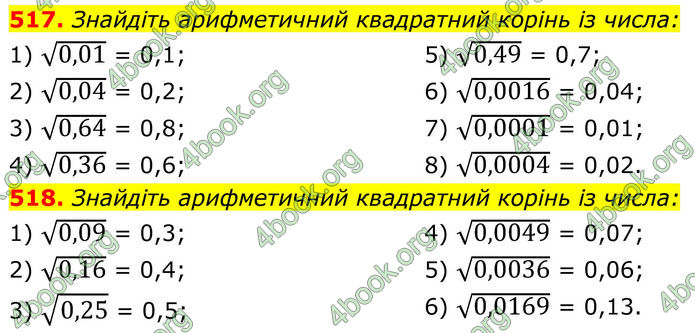 ГДЗ Алгебра 8 клас Тарасенкова (2025)