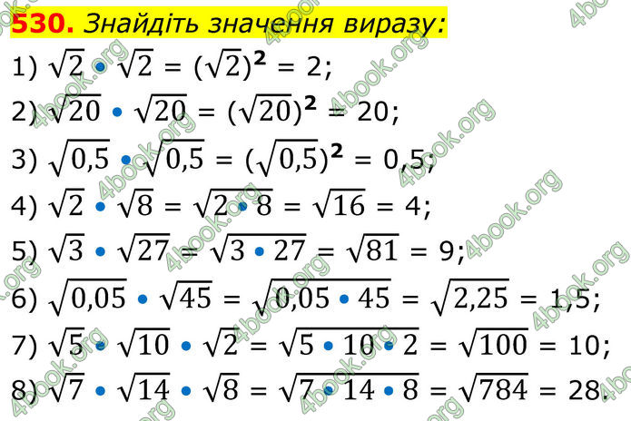 ГДЗ Алгебра 8 клас Тарасенкова (2025)
