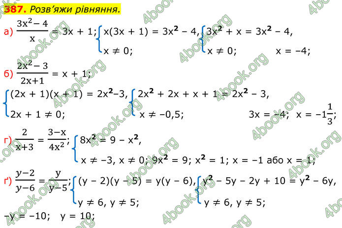 ГДЗ Алгебра 8 клас Бевз (2025)