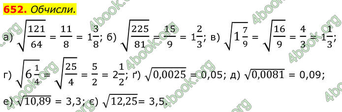 ГДЗ Алгебра 8 клас Бевз (2025)