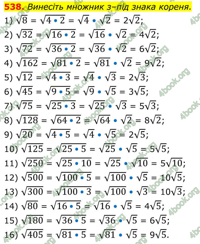 ГДЗ Алгебра 8 клас Тарасенкова (2025)