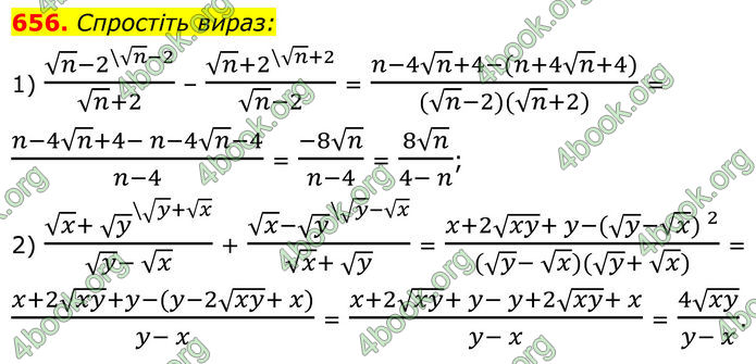 ГДЗ Алгебра 8 клас Тарасенкова (2025)