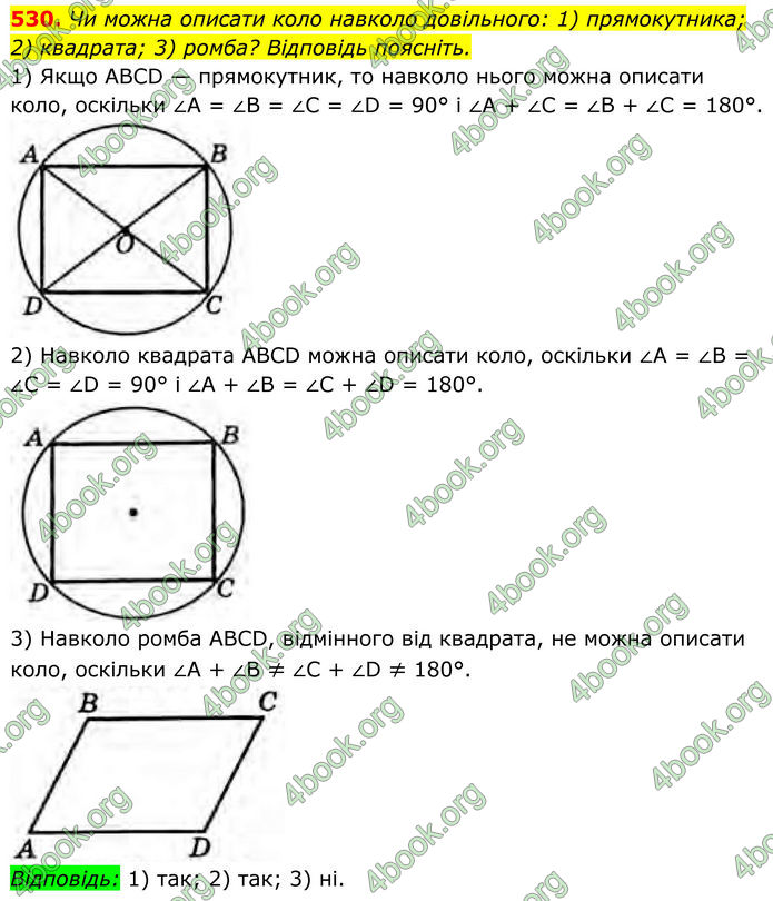 ГДЗ Геометрія 8 клас Бурда (2025)