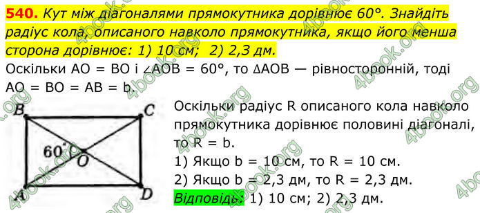 ГДЗ Геометрія 8 клас Бурда (2025)