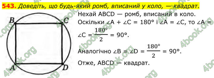 ГДЗ Геометрія 8 клас Бурда (2025)