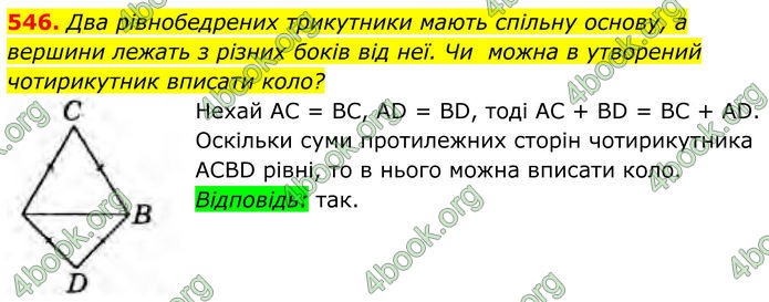 ГДЗ Геометрія 8 клас Бурда (2025)