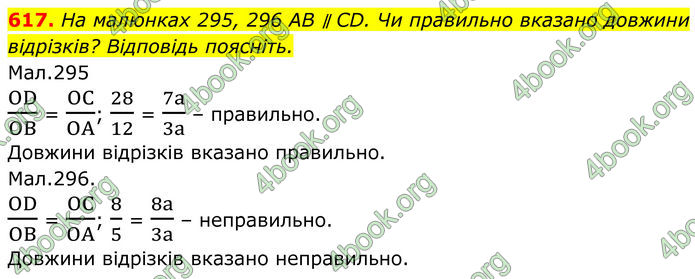 ГДЗ Геометрія 8 клас Бурда (2025)