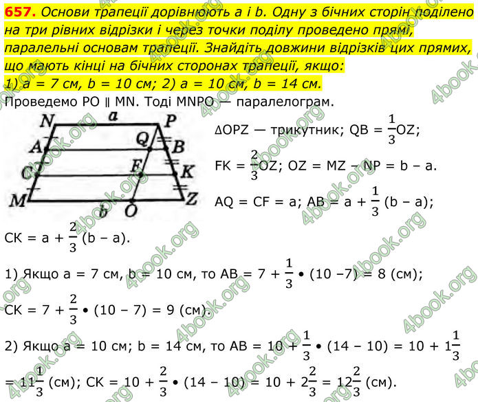 ГДЗ Геометрія 8 клас Бурда (2025)