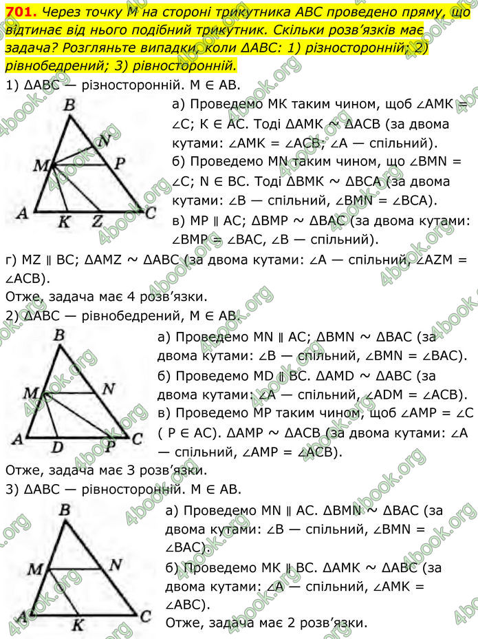ГДЗ Геометрія 8 клас Бурда (2025)