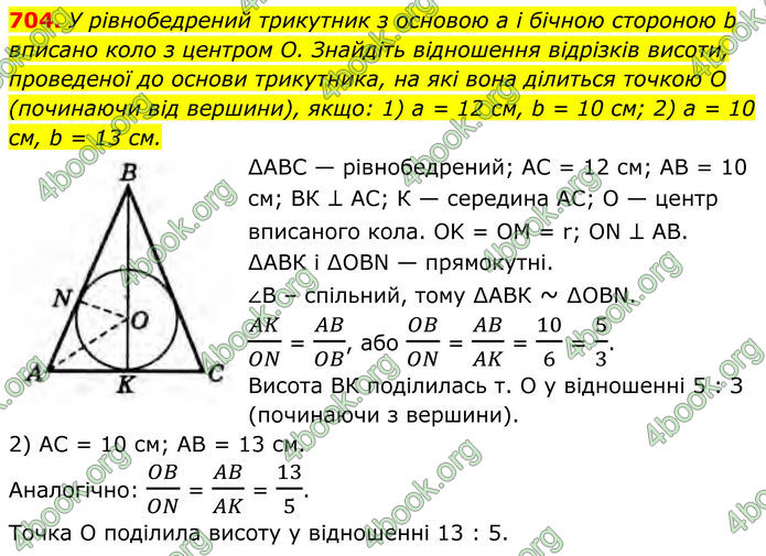 ГДЗ Геометрія 8 клас Бурда (2025)