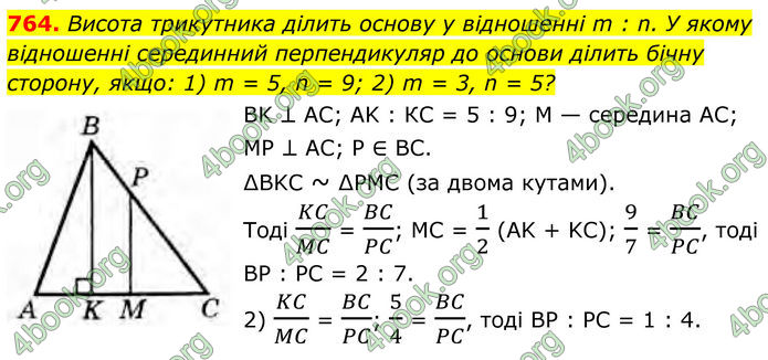 ГДЗ Геометрія 8 клас Бурда (2025)