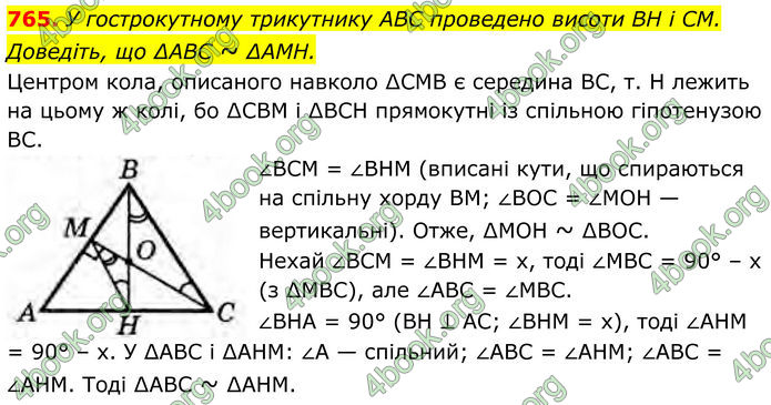 ГДЗ Геометрія 8 клас Бурда (2025)