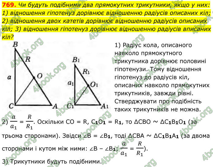 ГДЗ Геометрія 8 клас Бурда (2025)