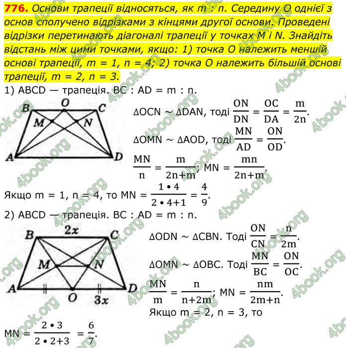 ГДЗ Геометрія 8 клас Бурда (2025)