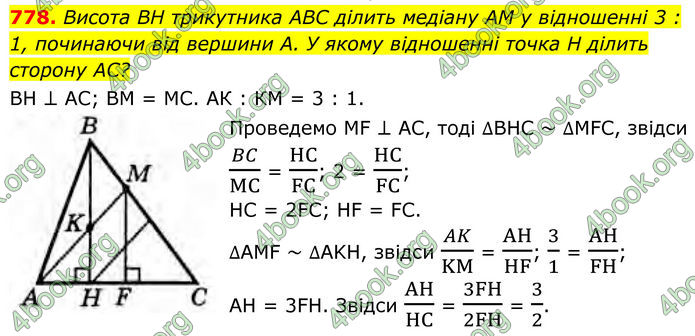 ГДЗ Геометрія 8 клас Бурда (2025)