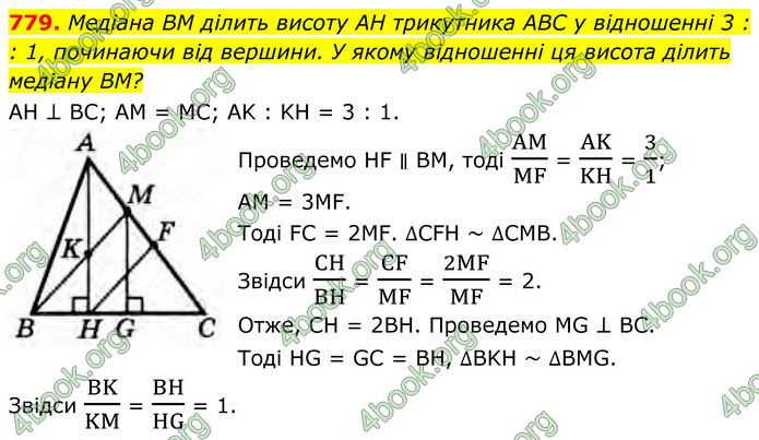 ГДЗ Геометрія 8 клас Бурда (2025)