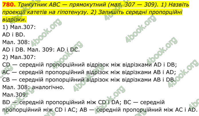 ГДЗ Геометрія 8 клас Бурда (2025)