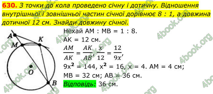 ГДЗ Геометрія 8 клас Бевз (2025)